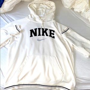 Black and off white NIKE hoodie. Size M